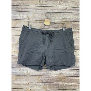 Guide Series Gander Mtn Size 14 Flat Front Shorts Chinos Gray Tie Waist Solid